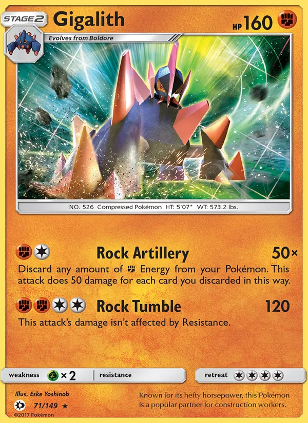 Gigalith Sun & Moon 71/149