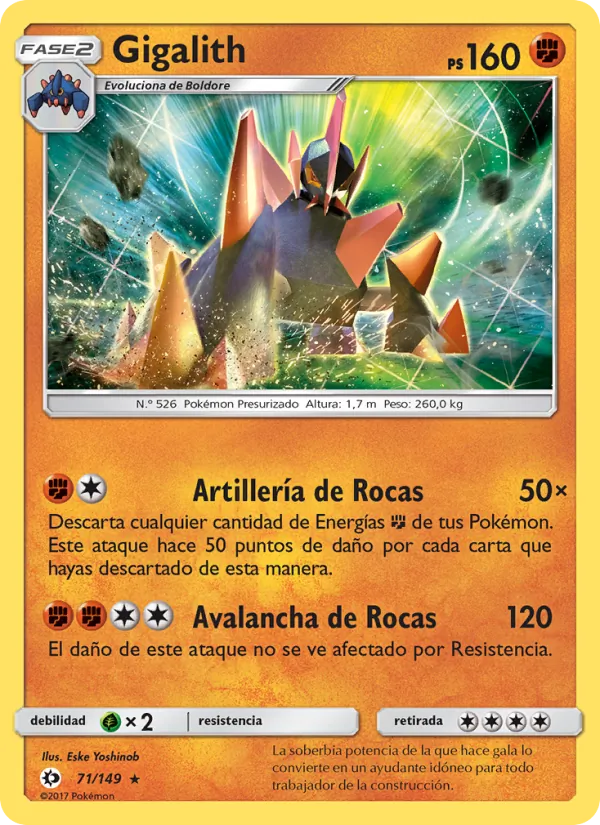 Gigalith Sol y Luna 71/149