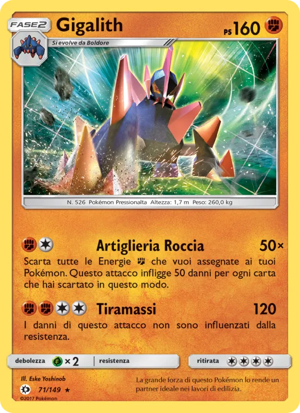 Gigalith Sole e Luna 71/149