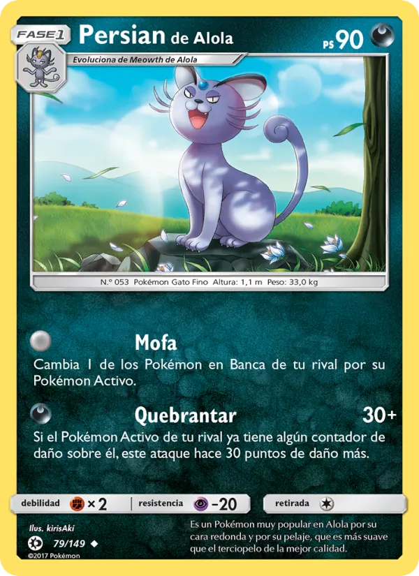 Persian de Alola Sol y Luna 79/149