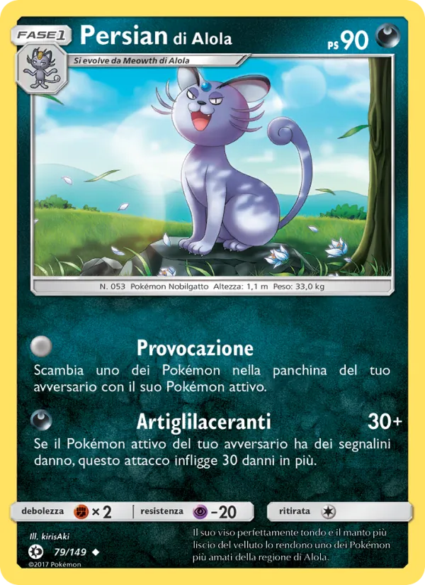 Persian di Alola Sole e Luna 79/149