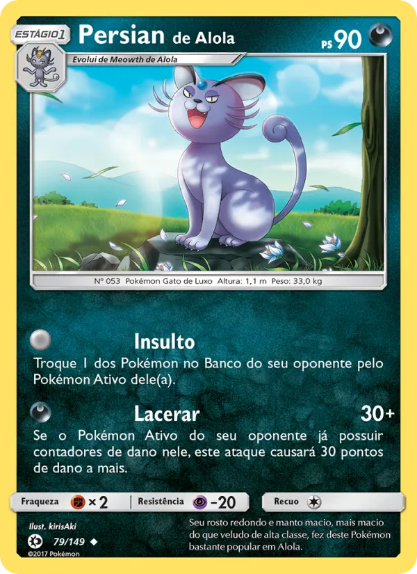 Persian de Alola Sol e Lua 79/149