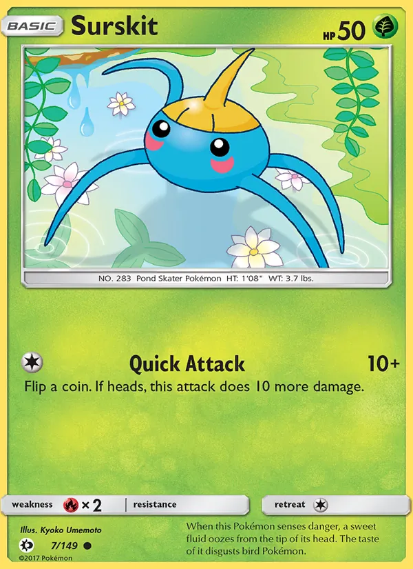 Surskit Sun & Moon 7/149