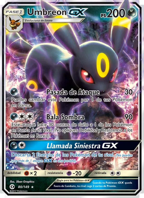 Umbreon GX Sol y Luna 80/149