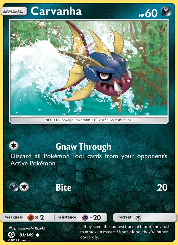 Carvanha Sun & Moon 81/149