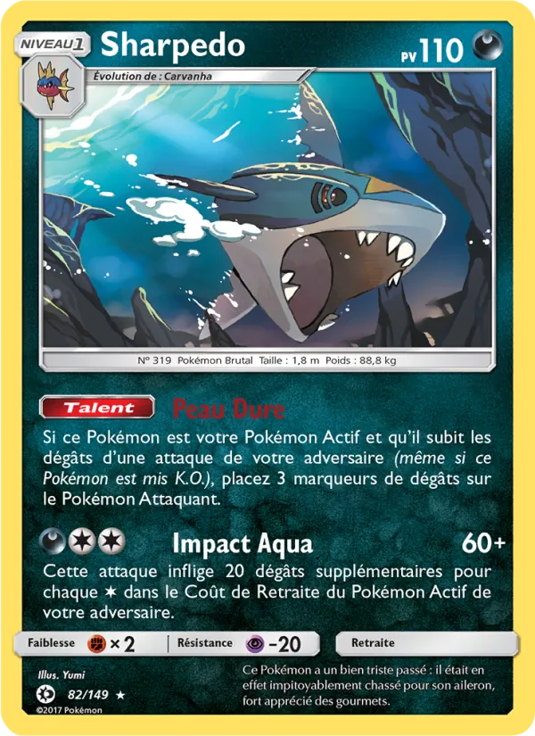 Sharpedo Soleil et Lune 82/149
