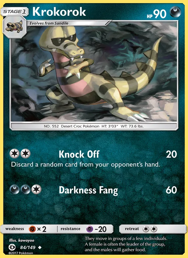 Krokorok Sun & Moon 84/149