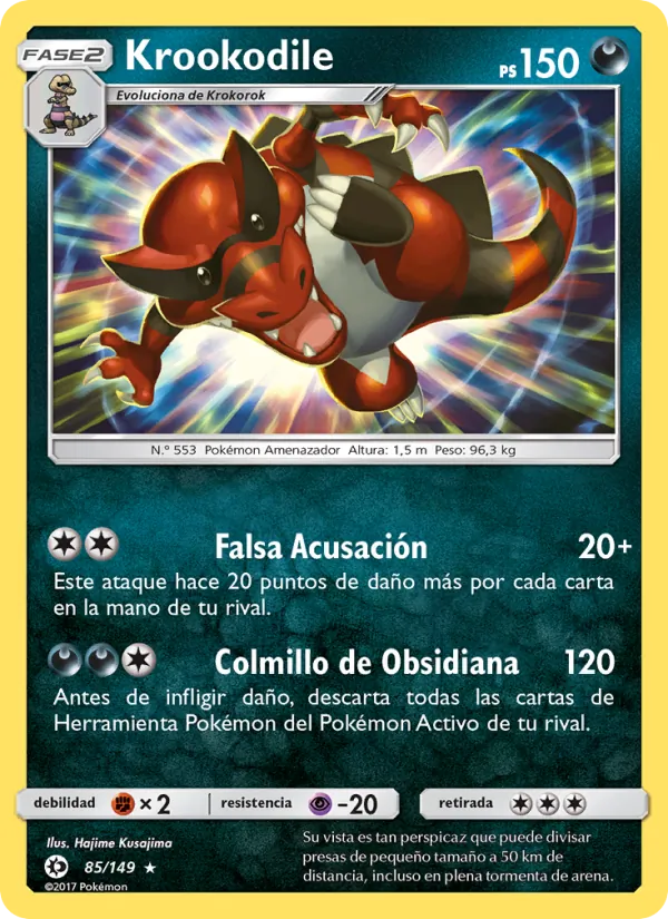 Krookodile Sol y Luna 85/149