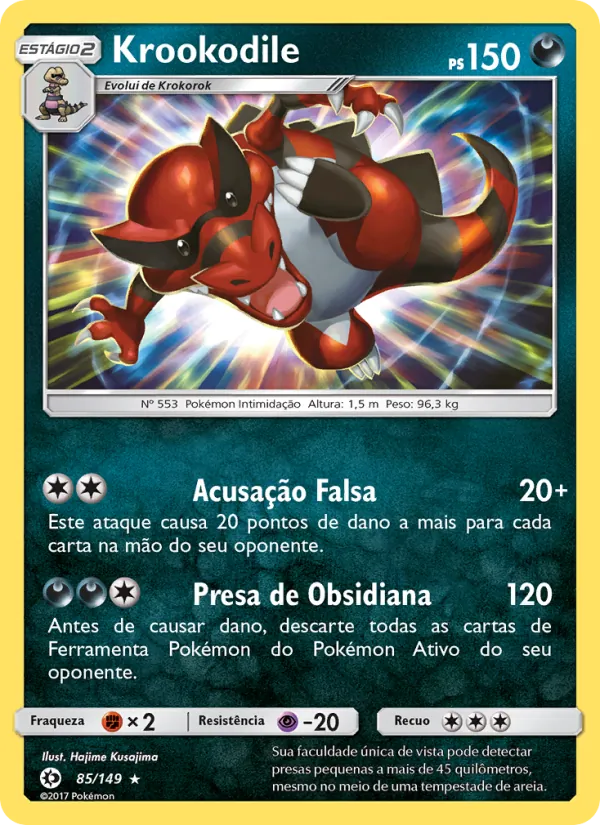Krookodile Sol e Lua 85/149