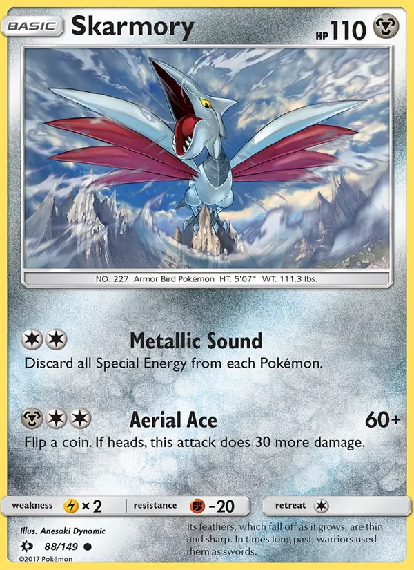Skarmory Sun & Moon 88/149