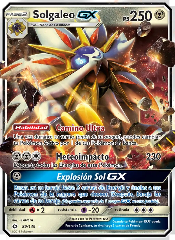 Solgaleo GX Sol y Luna 89/149
