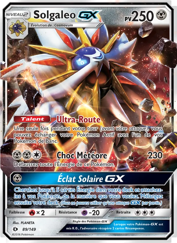 Solgaleo GX Soleil et Lune 89/149