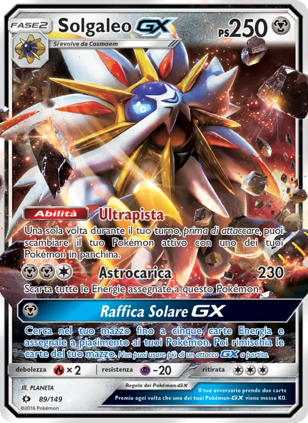 Solgaleo GX Sole e Luna 89/149