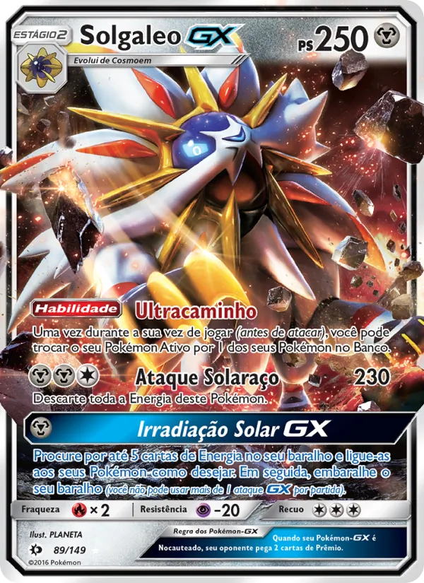 Solgaleo GX Sol e Lua 89/149