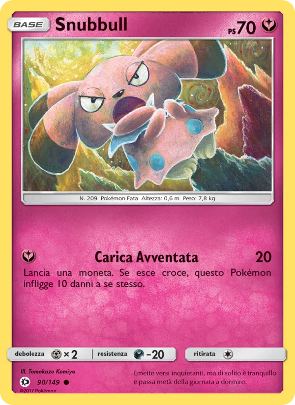 Snubbull Sole e Luna 90/149