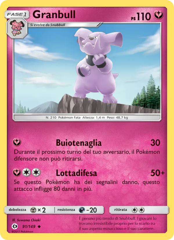Granbull Sole e Luna 91/149