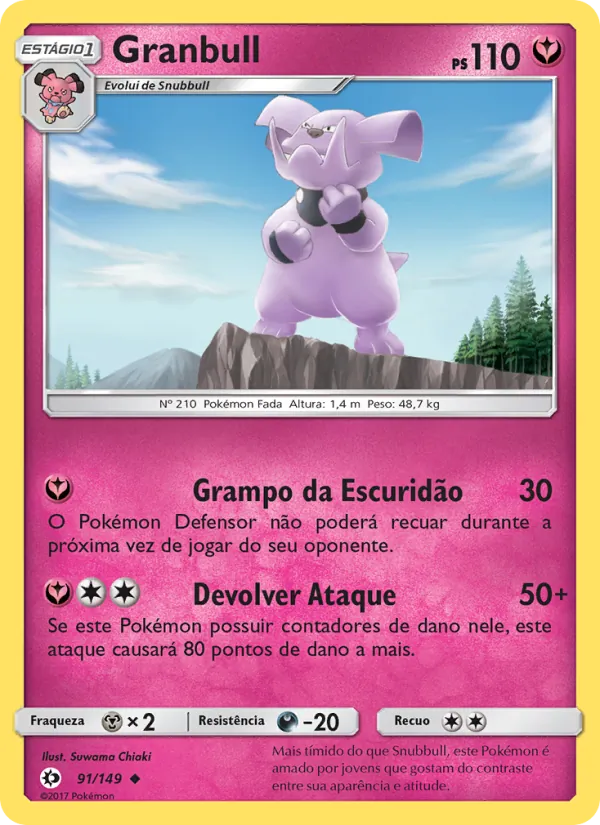 Granbull Sol e Lua 91/149