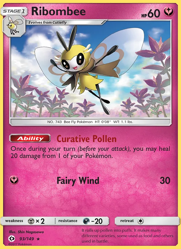 Ribombee Sun & Moon 93/149