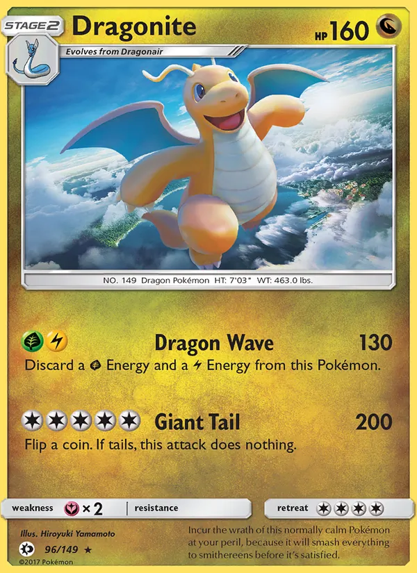 Dragonite Sun & Moon 96/149
