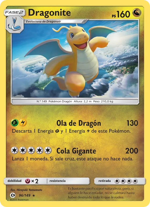 Dragonite Sol y Luna 96/149