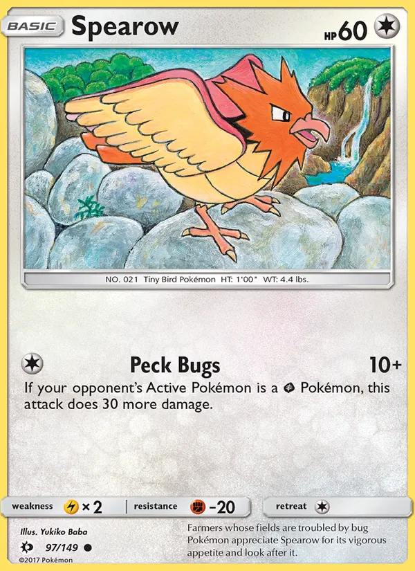 Spearow Sun & Moon 97/149