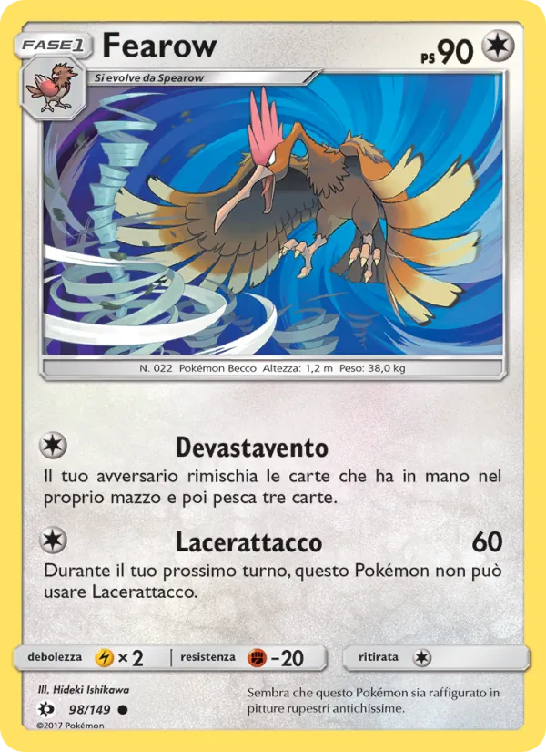 Fearow Sole e Luna 98/149