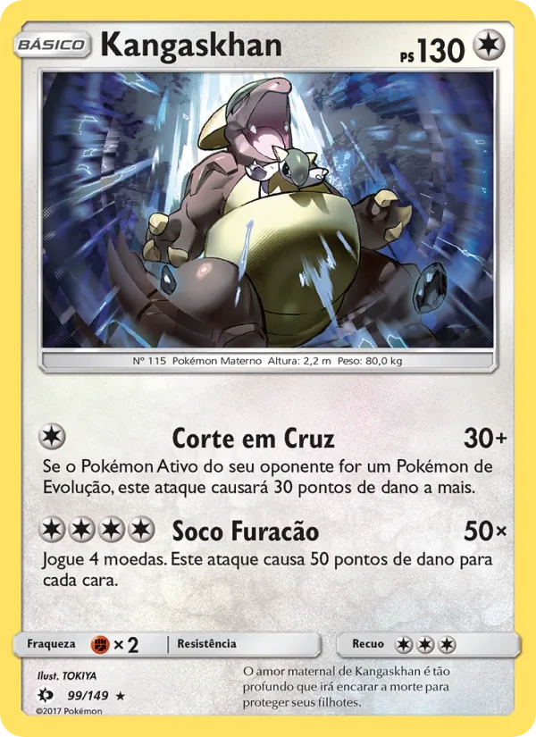 Kangaskhan Sol e Lua 99/149