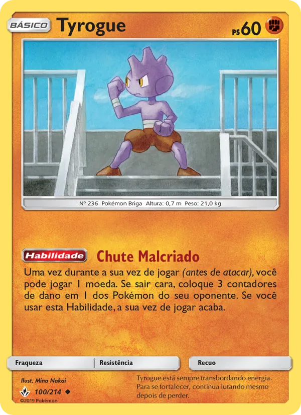 Tyrogue Elos Inquebráveis 100/214
