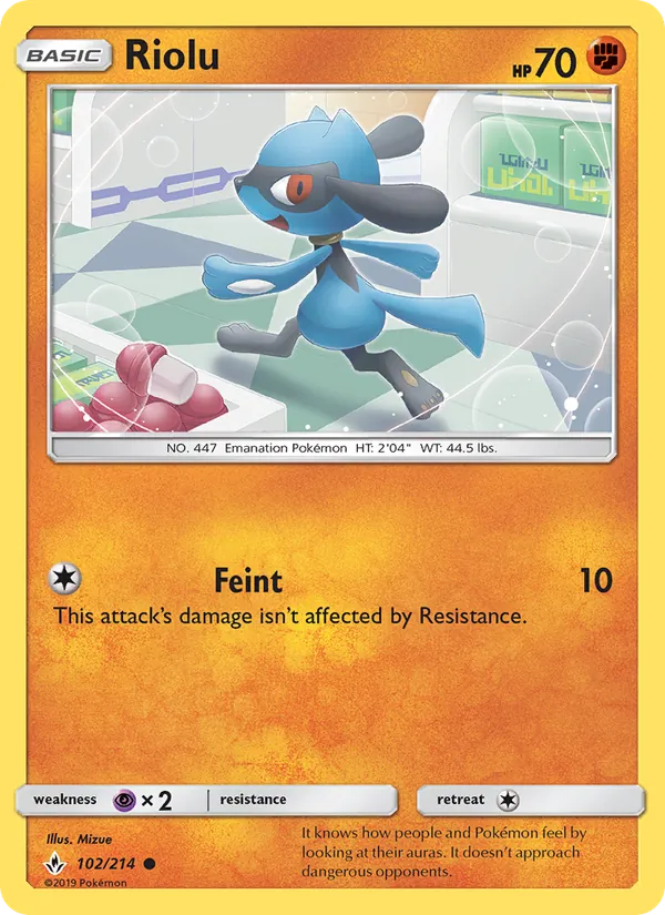 Riolu Unbroken Bonds 102/214