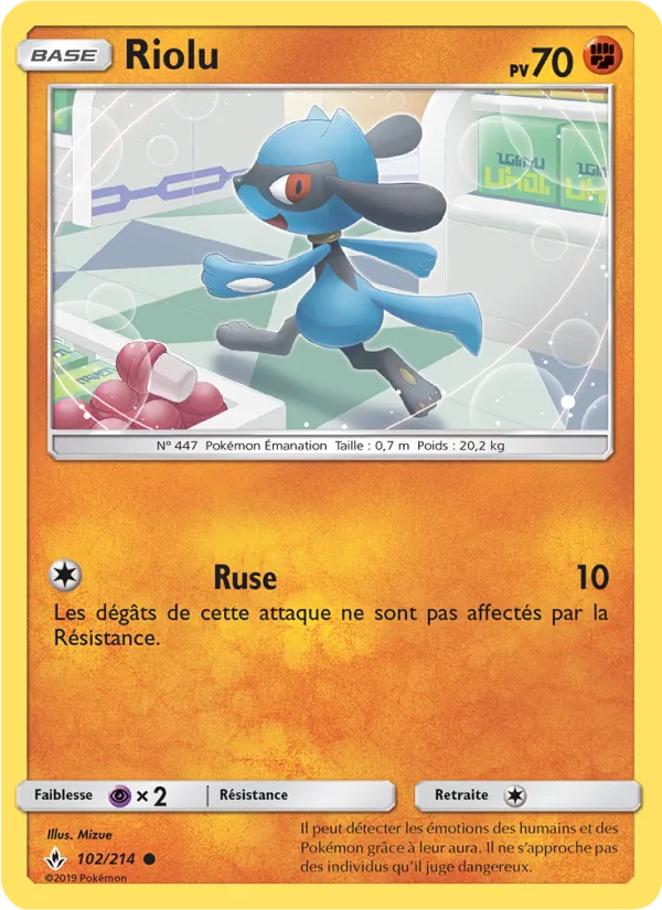 Riolu Alliance Infaillible 102/214