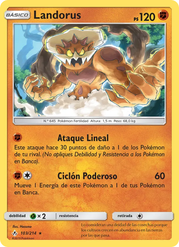 Landorus Vínculos Indestructibles 103/214