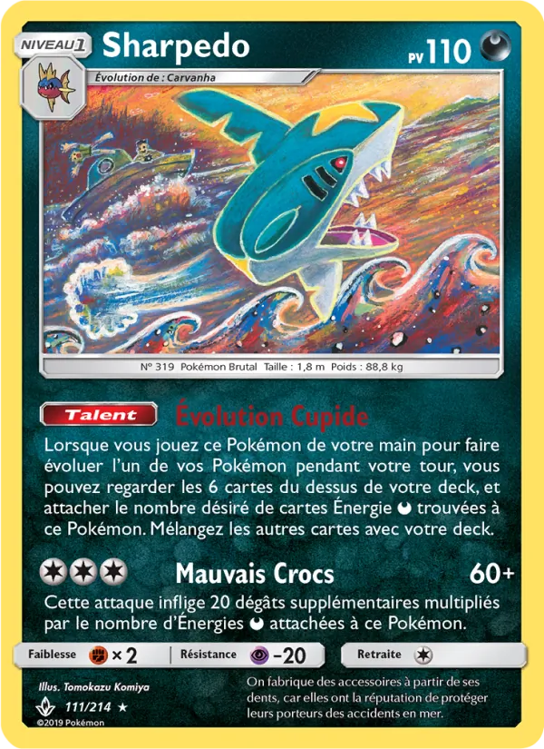 Sharpedo Alliance Infaillible 111/214