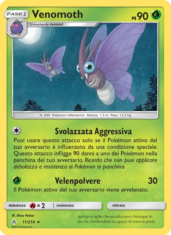 Venomoth Legami Inossidabili 11/214