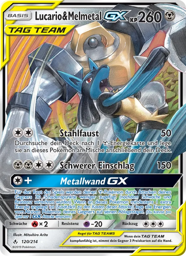 Lucario & Melmetal GX Kräfte im Einklang 120/214