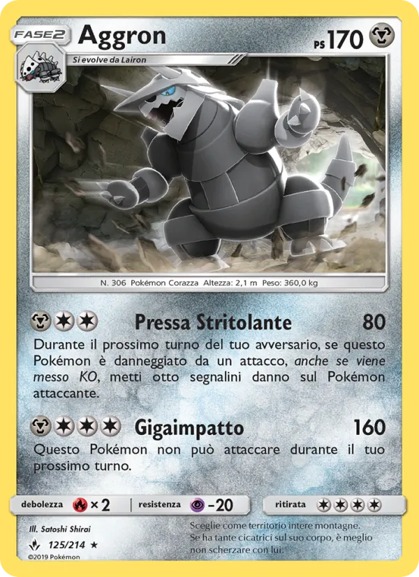 Aggron Legami Inossidabili 125/214