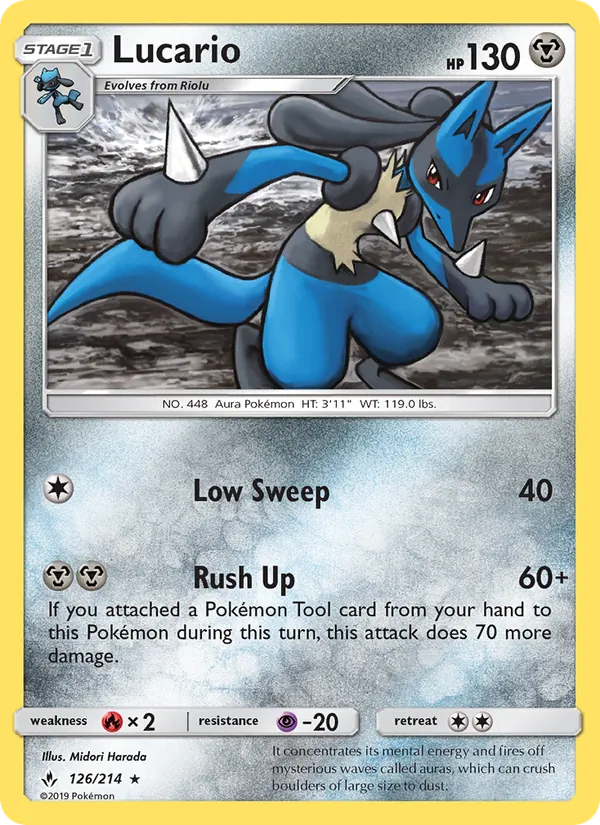 Lucario Unbroken Bonds 126/214