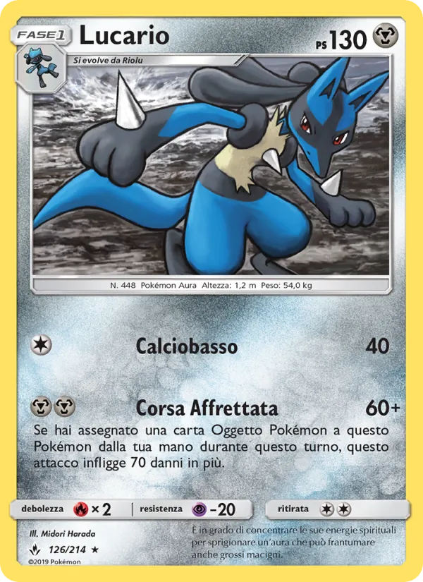 Lucario Legami Inossidabili 126/214