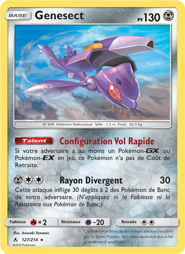 Genesect Alliance Infaillible 127/214