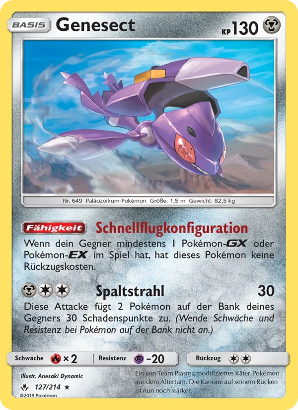 Genesect Kräfte im Einklang 127/214