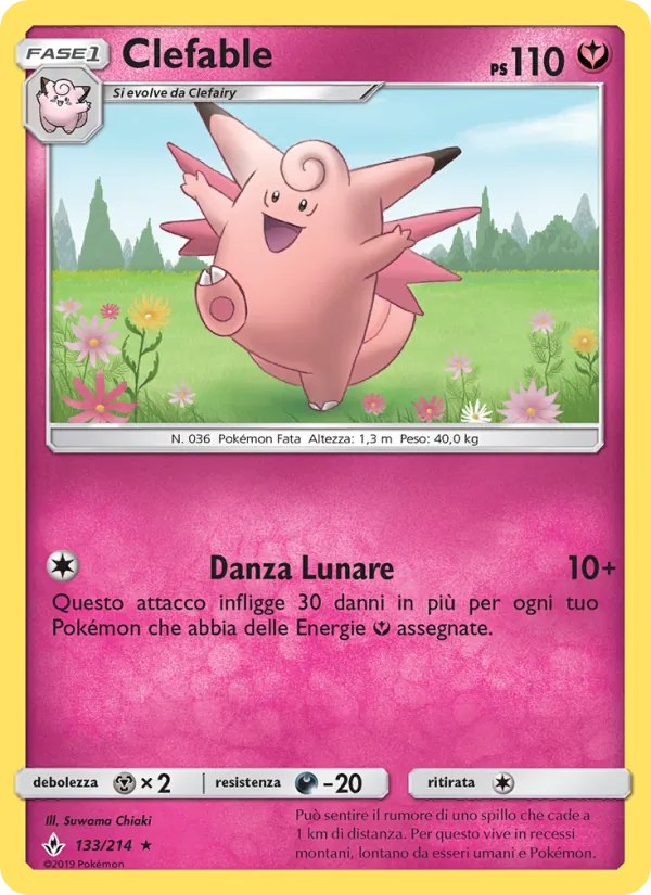 Clefable Legami Inossidabili 133/214
