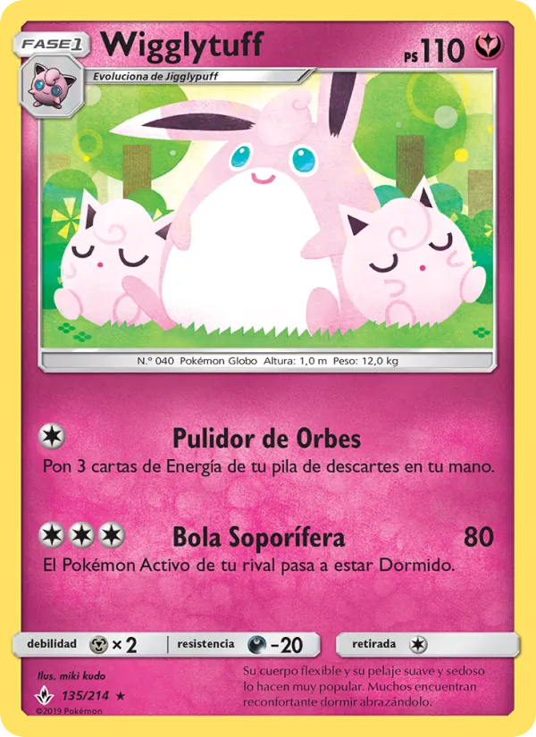 Wigglytuff Vínculos Indestructibles 135/214