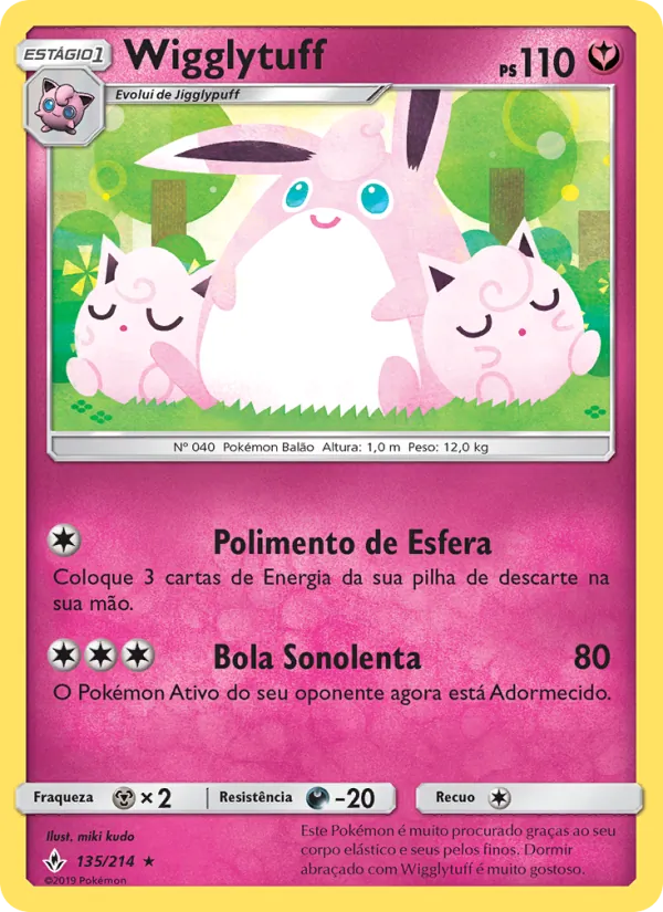 Wigglytuff Elos Inquebráveis 135/214