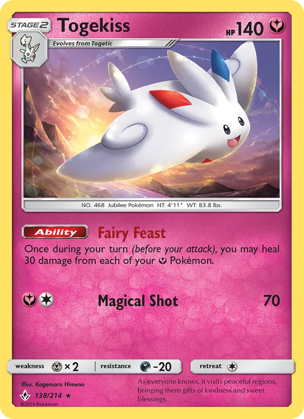 Togekiss Unbroken Bonds 138/214