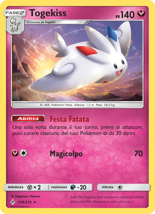 Togekiss Legami Inossidabili 138/214