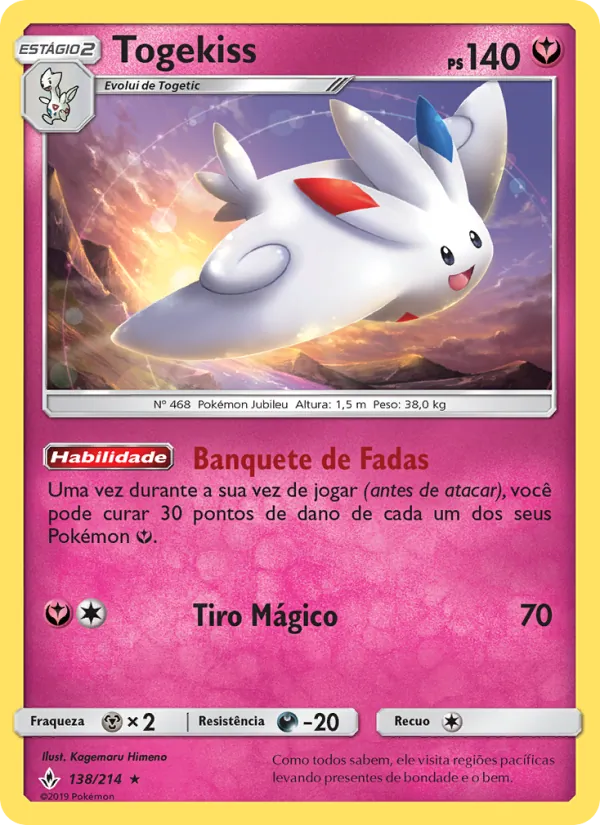 Togekiss Elos Inquebráveis 138/214