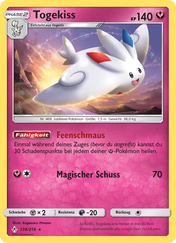 Togekiss Kräfte im Einklang 138/214