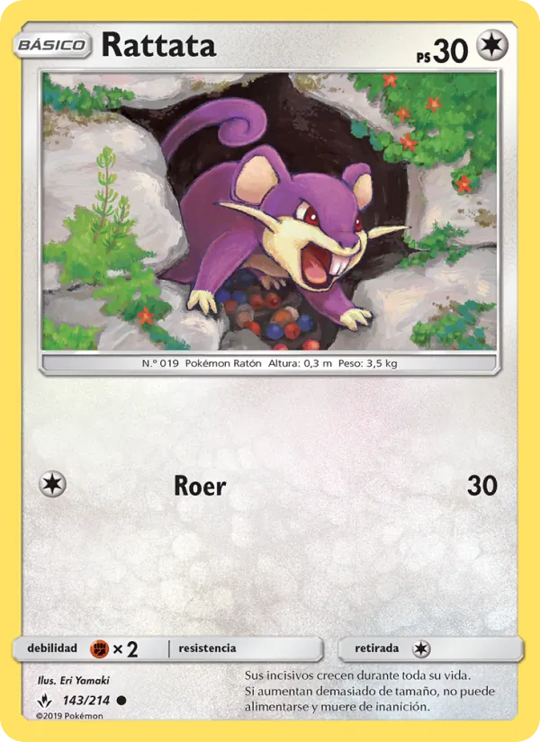 Rattata Vínculos Indestructibles 143/214
