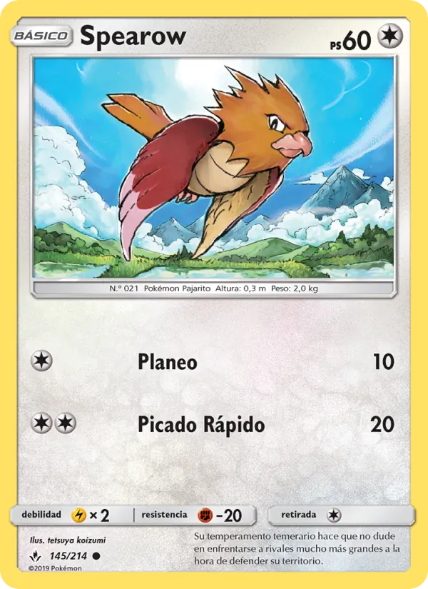 Spearow Vínculos Indestructibles 145/214