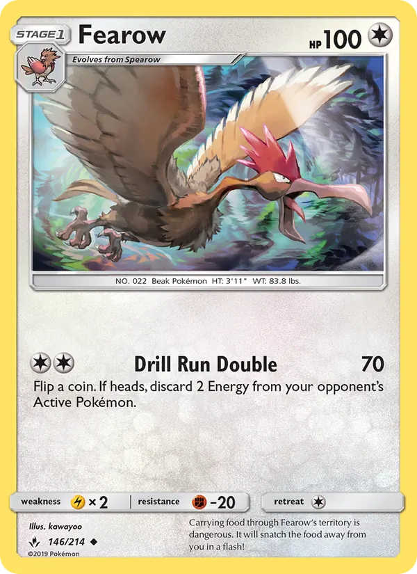 Fearow Unbroken Bonds 146/214