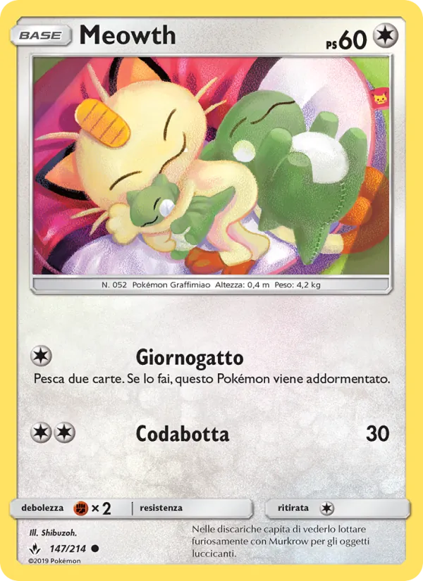 Meowth Legami Inossidabili 147/214